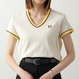 FRED PERRY Tシャツ Piped Seams V-Neck T-Shirt G2166