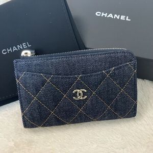 CHANEL★26P デニム フラグメントケース 小銭入れ・カードケース