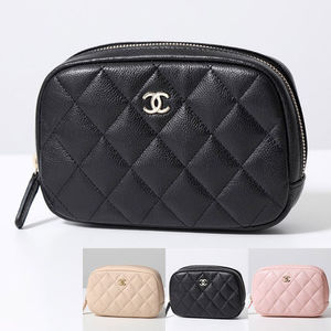 CHANEL ポーチ A80909 B10583 マトラッセ ココマーク