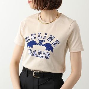 CELINE 半袖 Tシャツ RX0E3671Q ロゴ カットソー