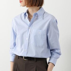 CELINE リラックスシャツ 2C16B0759 長袖 トリオンフ刺繍