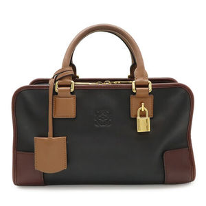 ロエベ アマソナ28 アナグラム ハンドバッグ ミニボストン