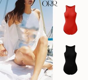 ORR☆Curved Sleeveless Swimsuit