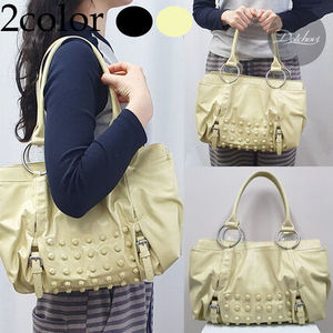 SCULPTOR Metal Stud Tote Bag HJ6D0234