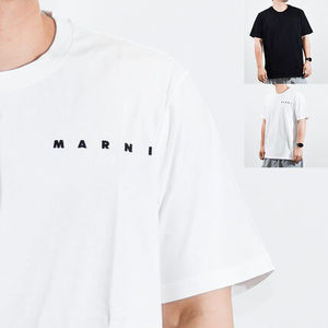 マルニ Tシャツ 刺繍 ロゴT コットン HUMU0368OU MARNI
