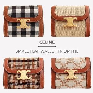 CELINE スモール トリオンフ フラップウォレット