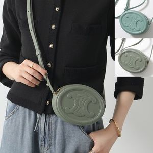 CELINE ショルダーバッグ 10I703DPQ Oval Purse トリオンフ