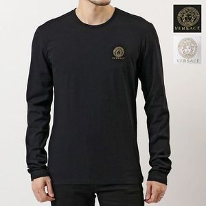 VERSACE 長袖 Tシャツ AUU01007 1A10011 アンダーウェア