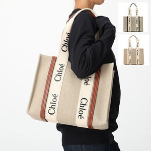 CHLOE トートバッグ ウッディ CHC22AS383I26 WOODY ロゴトート