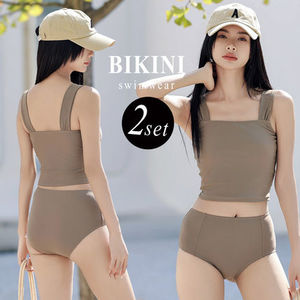 【即発】水着 ビキニ レディース 2点セット S M L XL 3L 4L