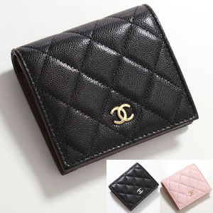 CHANEL 二つ折り財布 AP3178 B10583 MATELASSE