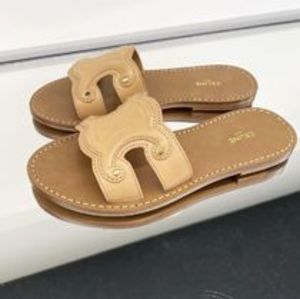 【CELINE 】セリーヌ トリオンフ サンダル フラット ブラウン