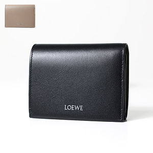 LOEWE 三つ折り財布 ミニ財布 小銭入れあり レザー CEM1FCAX01