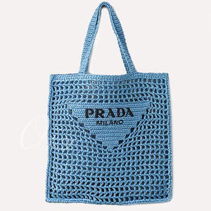 PRADA ラフィア トートバッグ
