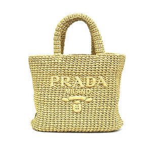 PRADA かごバッグ 1BG422 2C2T スモール クロシェ トートバッグ