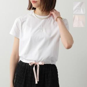 repetto 半袖 Tシャツ S0704 ロゴ刺繍 リボン