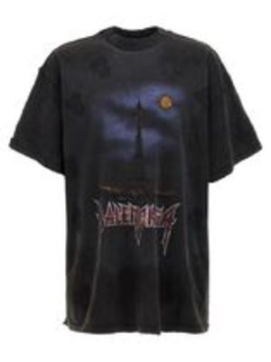 BALENCIAGA Paris MoonダブルフロントオーバーサイズTシャツ