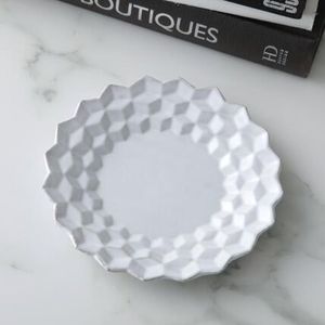 Astier de Villatte スモールソーサー 14cm Cube SSCCBE1