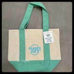 幻のTrader Joe's★新作ミニトートッグパステルグリーントレジョ
