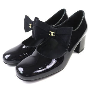 極美品 CHANEL G45356 メリージェーン パンプス 36.5