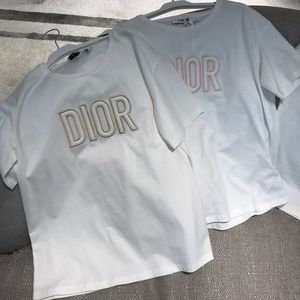 大人もOK♪【Dior】キッズサイズ ロゴ Tシャツ☆12-13A☆2色