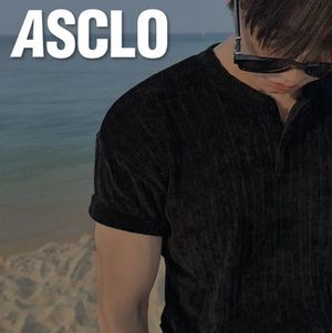 ASCLO 2nd Velour Henry Neck Muscle Short Sleeve T (2color)