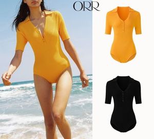 ORR☆Pique Knit Swimsuit