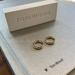TOMWOOD E39LSNA01S925-9k Classic Hoop Small Gold ピアス