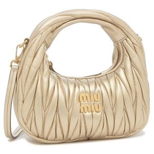 MIU MIU ハンドバッグ マテラッセ ワンダー 5BP078 AN88