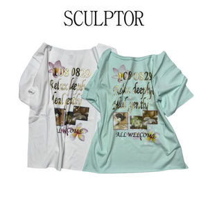 【SCULPTOR】26ss Healing Off-Shoulder Tee