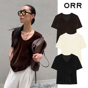 ORR 26SS Velour U-neck T-shirt