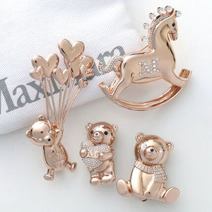 MAX MARA ブローチ TEDDYBROOCH SHINY テディ シャイニー
