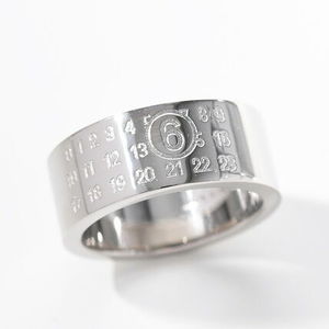 【国内即発】MM6 Numeric ミニマル シグネチャー リング