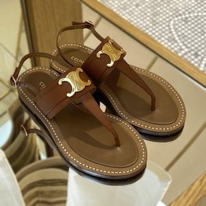 CELINE リンピア トリオンフ サンダル_カーフスキン