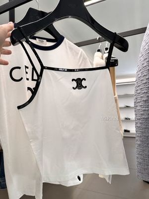 追跡付き発送【CELINE】エンブロイダリートリオンフタンクトップ
