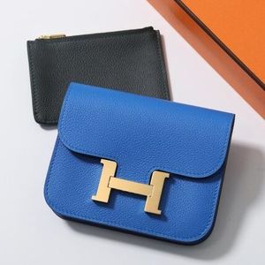 HERMES ウォレット コンスタンス スリム バイカラー Constance