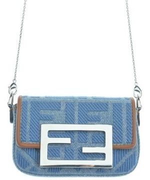 FENDI フェンディ ショルダーバッグ 青(総柄) - 4503125O0080