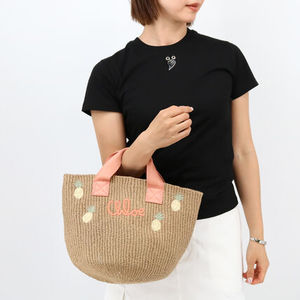 ■CHLOE KIDS  大人もOK! C20873 ペーパーバッグ かごバッグ