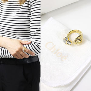 Chloe リング Flower Ring  指輪 クリスタル 真鍮 CHC24AFR68CH5