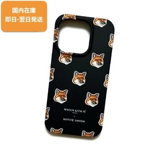 MAISON KITSUNE NATIVE UNION ALLOVER FOX HEAD iPhone ケース