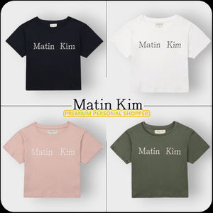 [MATIN KIM]★韓国人気★LOGO CROP TOP