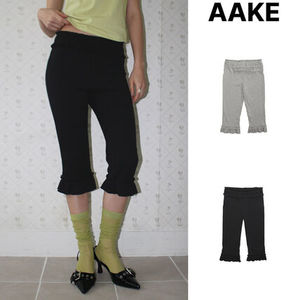【AAKE】FRILL HALF LEGGINGS