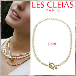 【LES CLEIAS】オフィーリアパールのトグルネックレス★国内発