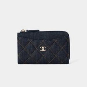 【上品可愛い♡】CHANEL カードケース デニム 26C