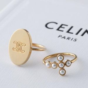CELINE リング 460QO6PRB 2点セット トリオンフ パール