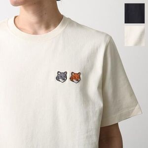 MAISON KITSUNE Tシャツ DOUBLE FOX OM011CF KJ7025 半袖