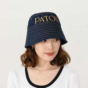 【国内即発】PATOU オーガニックコットンデニム バケットハット