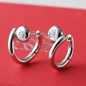 LOEWE ピアス ANAGRAM PEBBLE MINI HOOP JJ07239X12