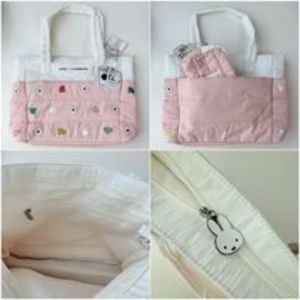 【韓国スタバ】x Miffy★ Puffer Bag Large + Puffer Pouch Set