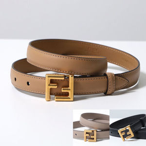 FENDI ベルト 8C0648 AAIW レザー FFロゴ ナローベルト